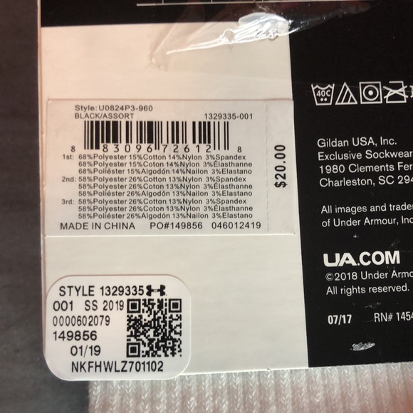 Under Armour Women’s Phenom Crew Socks - Picture 5 of 5